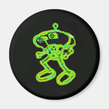 Knäpp Smacky! Robot MagNEAT-O! Magnet För Kylskåp