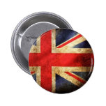Knäppas den brittiska flagga för Grunge Knapp Med Nål