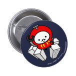 Knäppas - GÅ! Daruma robot!! Knapp Med Nål
