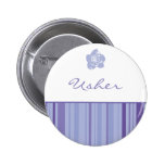 Knäppas-Moderna randar för rättstjänare (lavendel) Pins
