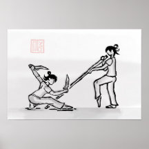 knife vs pole posterdrucke