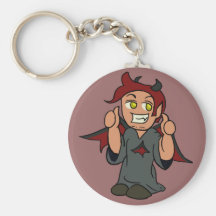 Knuffa djävulen Keychain Nyckelringar