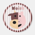 Ko + Gris- = Moink magnet Magneter