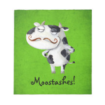 Ko med mustascher scratch pads