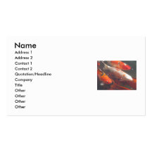 Koi fisk visitkort