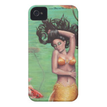 Koi sjöjungfru - fodral för iPhone 4G/4GS iPhone 4 Fodral