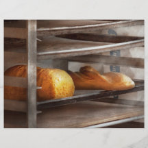 Kök - mat - bröd - nytt bakat bröd flyg blad