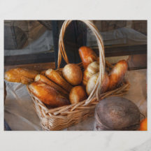 Kök - mat - bröd - nytt bröd flygblad