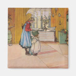 "Kök" vid det Carl Larsson konsttrycket Kylskåps Magneter