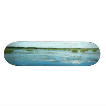Kokemaki floddelta i Halssi Meri Pori Finland Skateboard