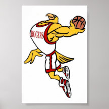 Kolossalt format för GHawk basketaffisch