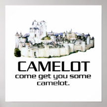 Komen får dig någon Camelot affisch