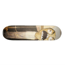 Komisk flott målning för ursinneansikteMeme ansikt Skateboards