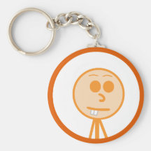 Komisk grabb Keychain Nyckel Ringar