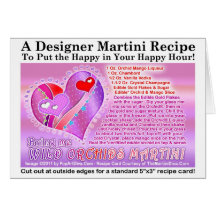 Komma med mig vildOrchids det valentinMartini kort