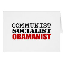KOMMUNIST SOCIALIST, OBAMANIST kort