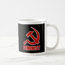 Kommunistisk feministisk kaffemugg