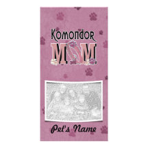 Komondor MAMMA Anpassingsbara Fotokort