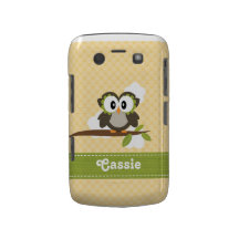 Kompisen för ugglablackberry boldfodral täcker gul Case-Mate blackberry fodral