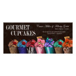 Konditor "för gourmet- märkes- muffins" - anpassade ställkort