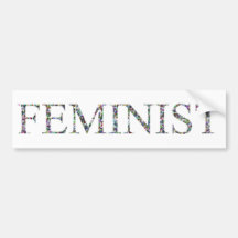 Konfettiar Feminist.jpg Bildekal
