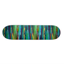 Konst för abstrakt för Stripesa ~-contemporary mod Skate Board Decks
