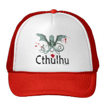 Konst för Cthulhu fasavektor Keps