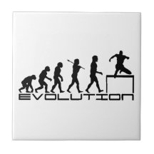 Konst för evolution för häckfriidrottsport kakel