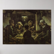 Konst för Van Gogh potatisEaters Affisch