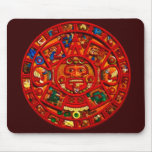 Konst Mousepad för Mayan-Aztec sakral solkalender Mus Mattor