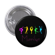 konståkareneonregnbågen knäppas pins
