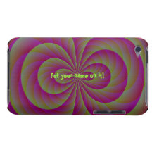 Konstiga åtta - Kuslig rosaabstrakt iPod Touch Cover