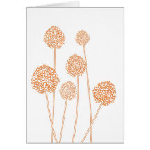 KONSTIGA BLOMMOR Notecard Kort