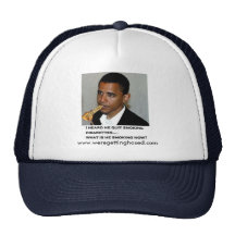 Konstitution som röker Obama Trucker Keps