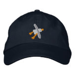 Konstlock: Smart Seagulldesign broderade kepsar
