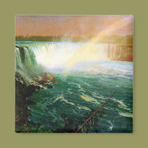 Konstnär Albert Bierstadt för Niagara Falls målnin magneter