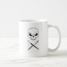 Konstnärers Jolly Roger Kaffe Kopp