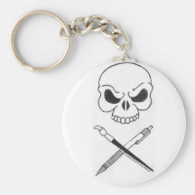 Konstnärers Jolly Roger Nyckelringar