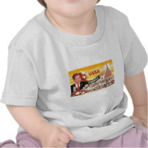 Konstnärlig kommentar på riktning av land t shirts