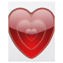 Konstnärlig valentineshjärta