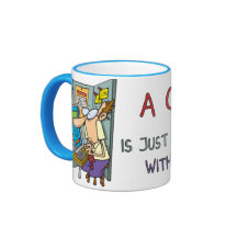 KontorsCubicleskämt Kaffe Muggar