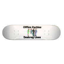 Kontorspartyn förstör liv anpassad skate board