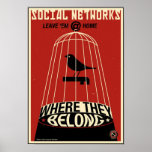 Kontorspropaganda: Social knyter kontakt Posters