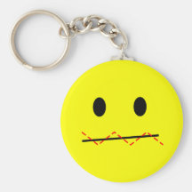 "kontrollerar impulsen"   SMILEY FACE KEYCHAIN Nyckel Ring
