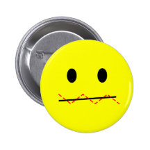 "kontrollerar impulsen" SMILEY FACE KLÄMMER FAST Knapp
