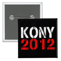 KONY 2012 knäppas klämmer fast Pins