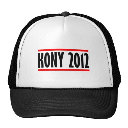 Kony 2012 stoppJoseph Kony baner Trucker Keps
