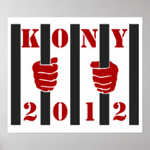 Kony 2012 stoppJoseph Kony fängelse Affischer