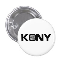Kony 2012 videopd QR kodifierar Joseph Kony Knappar Med Nål