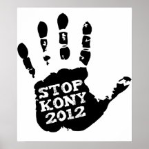 Kony Handprint stopp 2012 Joseph Kony